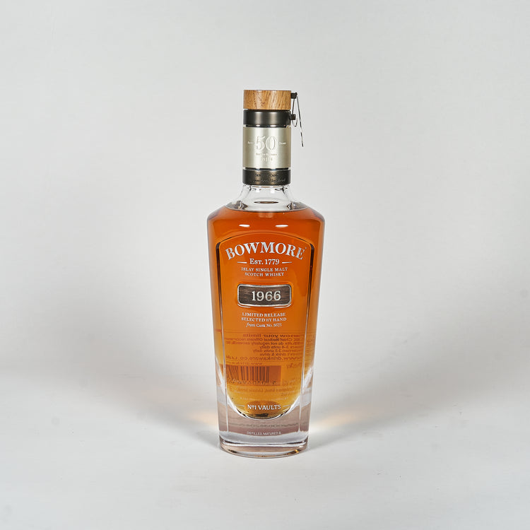 The Bowmore 50yo 1966 700ml 41.5%abv 1 of 74 bottles made.