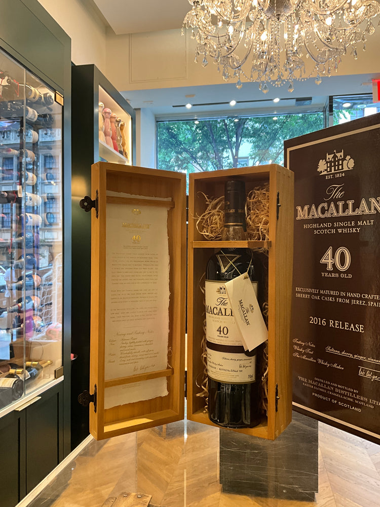 The Macallan 40yo 2016 release 750ml 45%abv