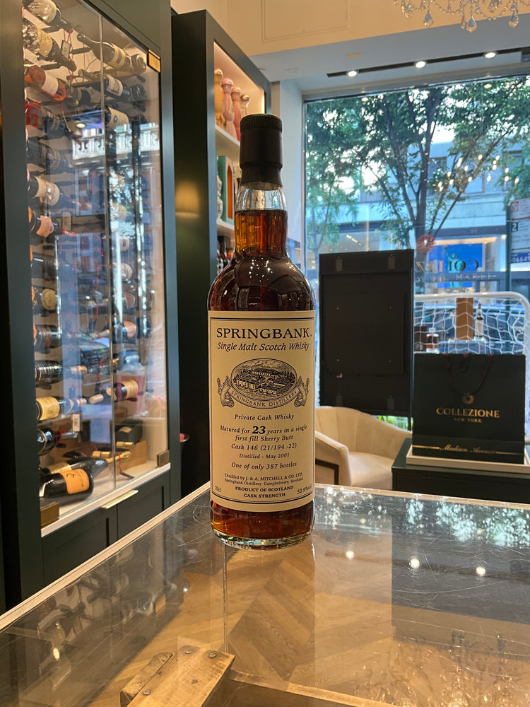 Springbank 23yo distilled in 2001 Single Sherry Cask 70cl 53.9%abv