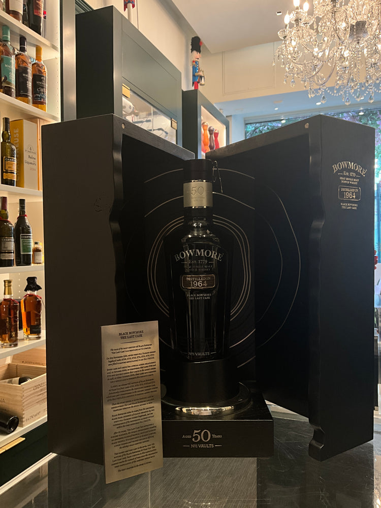 The Black Bowmore The Last Cask 1964 50yo 750ml 41%abv 1 of 159 bottles made