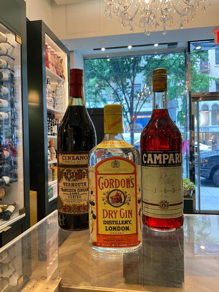 Vintage Negroni set 1960s/1990s 3 bottles collection