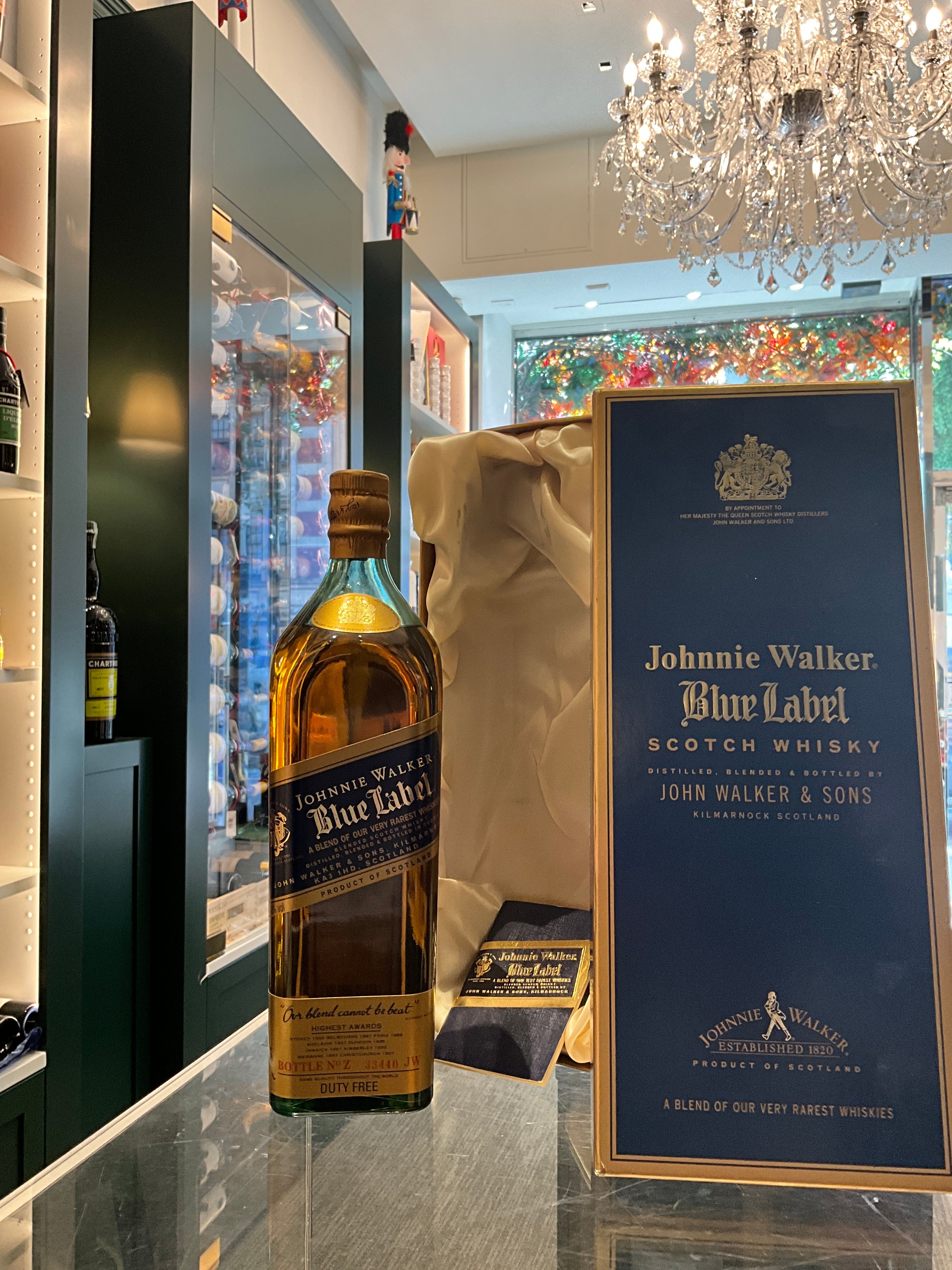 Johnnie Walker Blue Label 1000ml 旧ボトル Johnnie Walker Blue Label 1990's 1L 43%abv