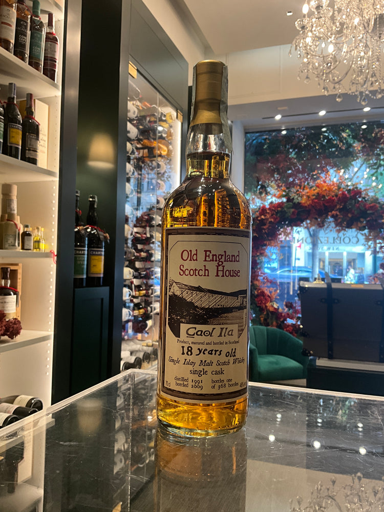 Caol Ila 18yo 1991 Single Cask 70cl 46%abv 1 of 368 bottles released