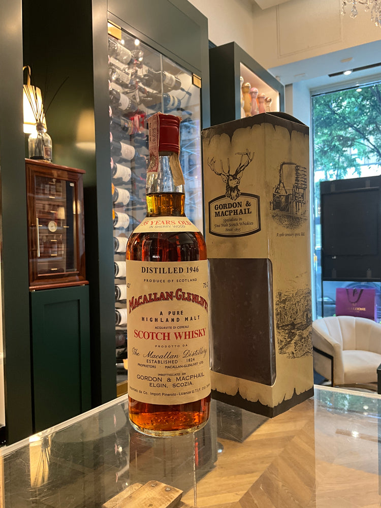 Macallan Glenlivet 1946 35yo Gordon Macphail Pinerolo Import 43%abv 75cl