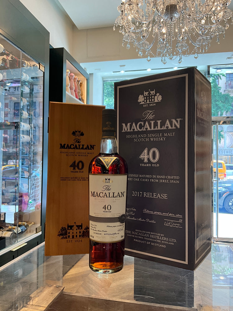 The Macallan 40yo 2017 release 700ml 44%abv