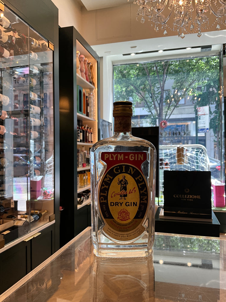 Plym-Gin Dry Gin 1970s 75cl 46%abv