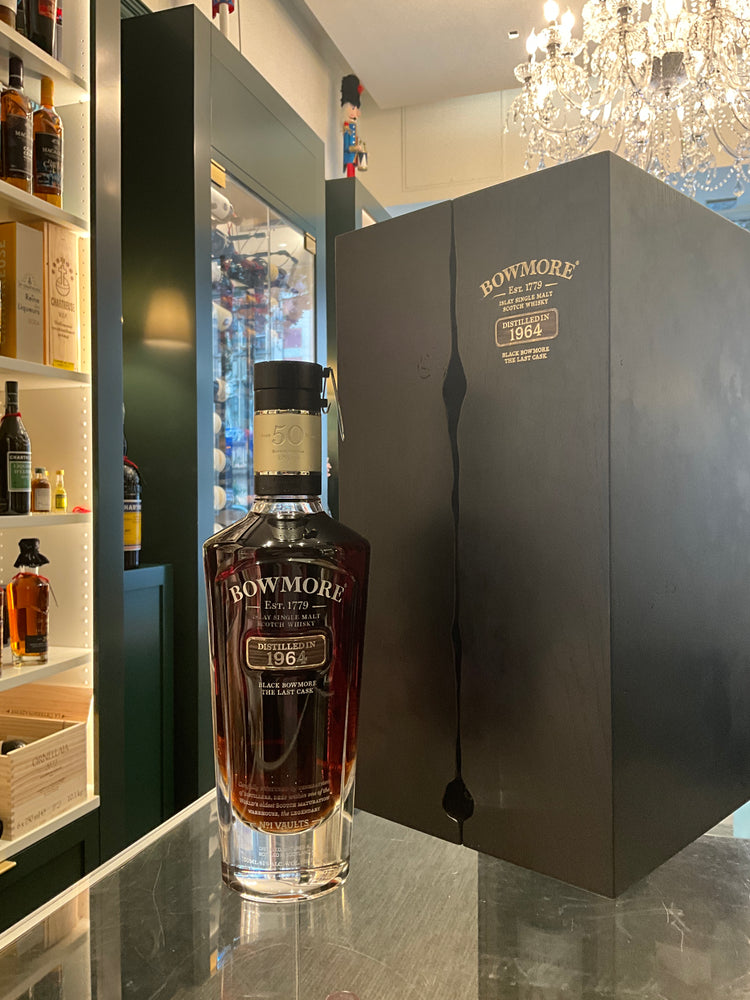 The Black Bowmore The Last Cask 1964 50yo 750ml 41%abv 1 of 159 bottles made