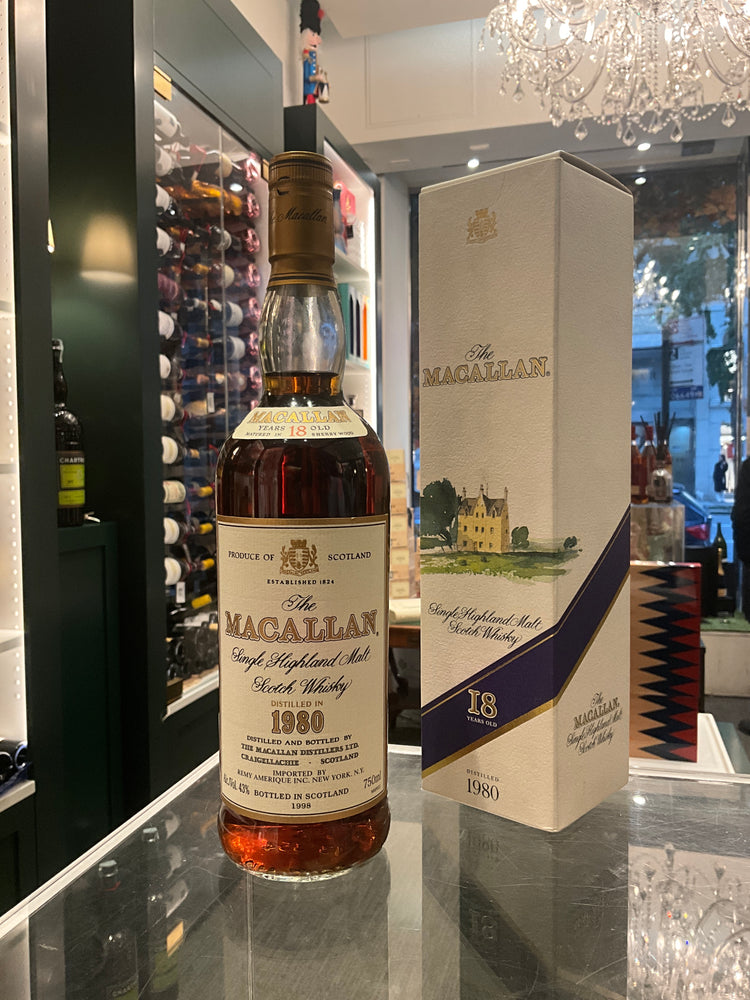 The Macallan 18yo 1980 Sherry Oak 750ml 43%abv