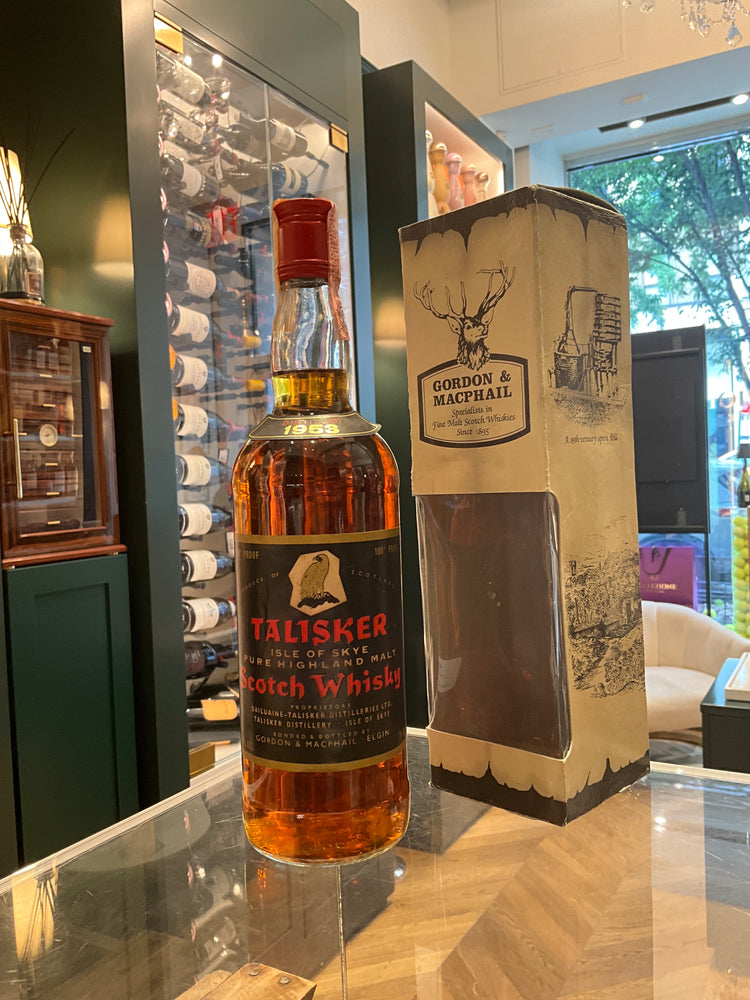 Talisker 1953 bottled in 1980s 100proof Gordon & Macphail 75cl