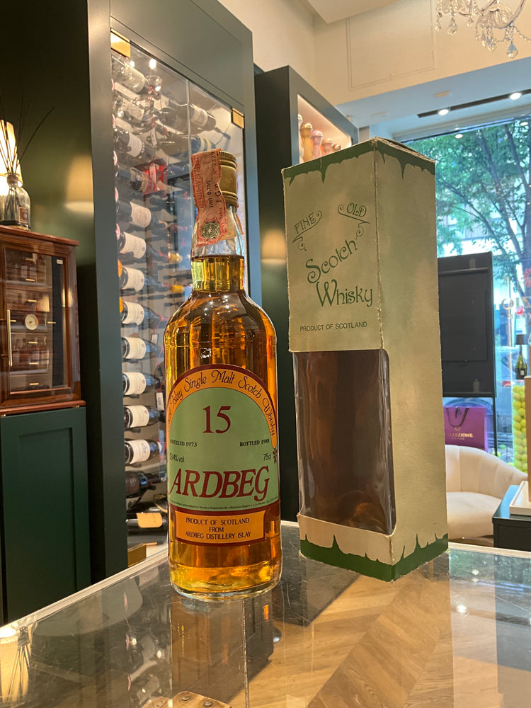 Ardbeg 15yo Distilled 1973 Bottled 1988 Sestante Import 75cl 53.4%abv