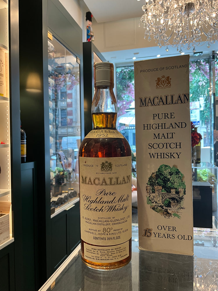 Macallan 1952 80proof 75cl Campbell, Hope & King