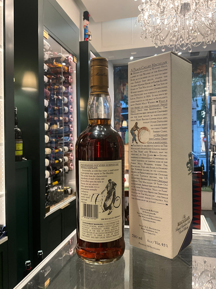 The Macallan 18yo 1980 Sherry Oak 750ml 43%abv
