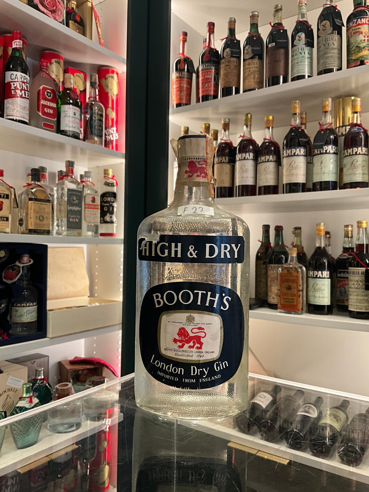 High & Dry Booth's Gin 1960s 75cl 43%abv