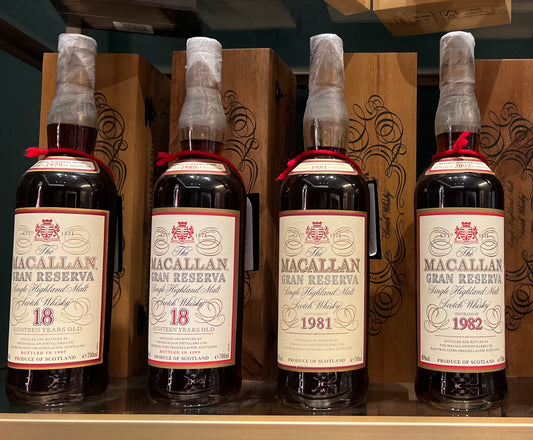 The Macallan 18yo Gran Reserva Collection 1979/1980/1981/1982
