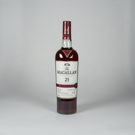 Macallan 25yo sherry red ribbon