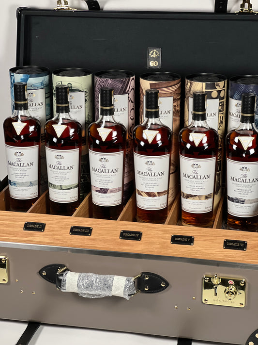 The Macallan James Bond 60th Anniversary Globe Trotter 6 x 700ml Limited Edition