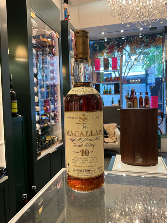The Macallan 10yo 1980s 75cl 40%abv Giovinetti & Figli
