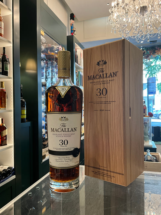 The Macallan 30yo 2021 Sherry Oak 700ml 43%abv