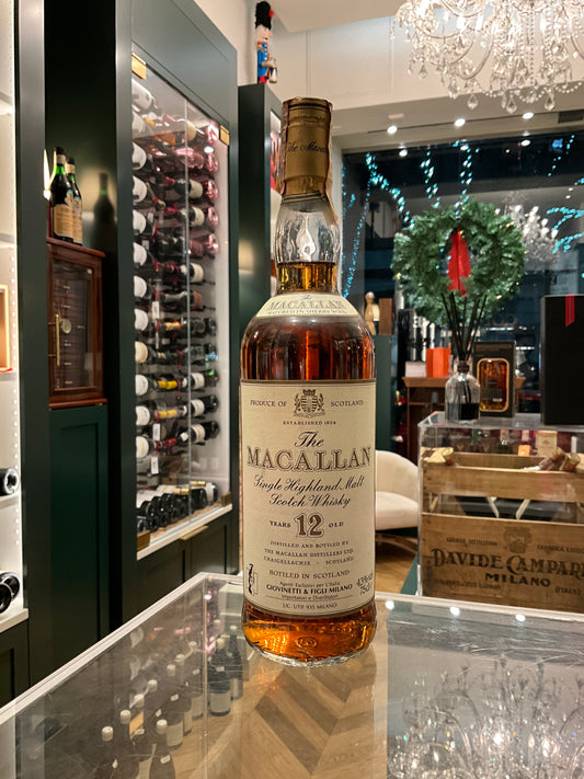 The Macallan 12yo 1980s 75cl 43%abv Giovinetti & Figli