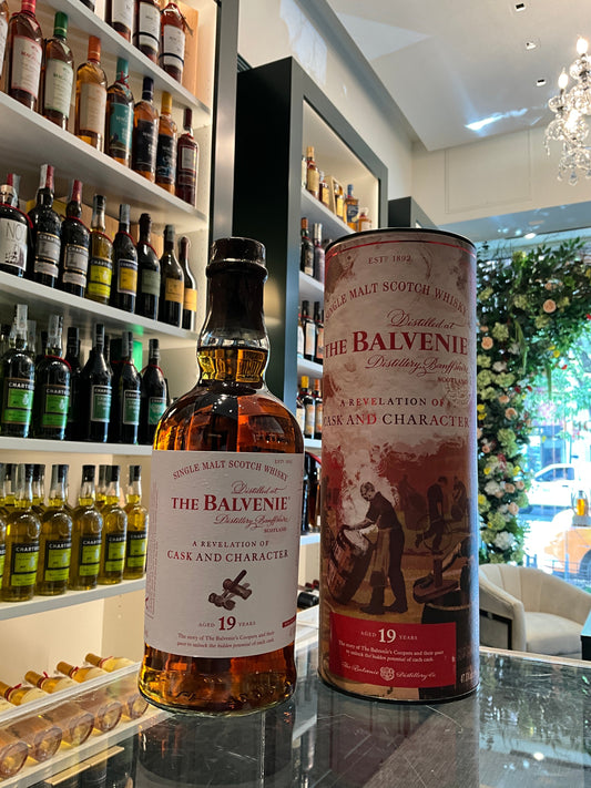 Balvenie 19yo Cask and Character 750ml 47.5%abv