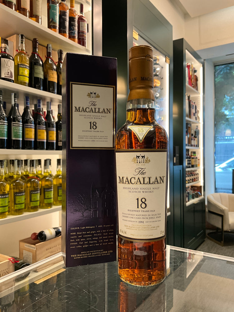 Macallan 18yo 1991 Half Bottle 375ml 43%abv