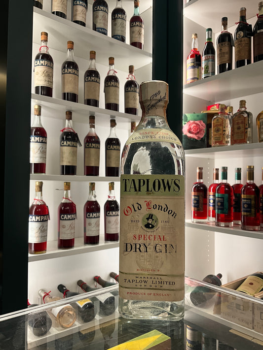 Taplows 1960s Old London Dry Gin 75cl 32%abv