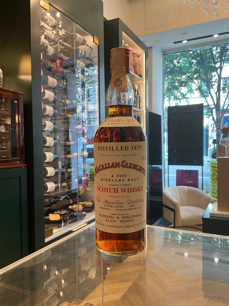 Macallan Glenlivet 1937 34yo Gordon Macphail Pinerolo Import 43%abv 75cl