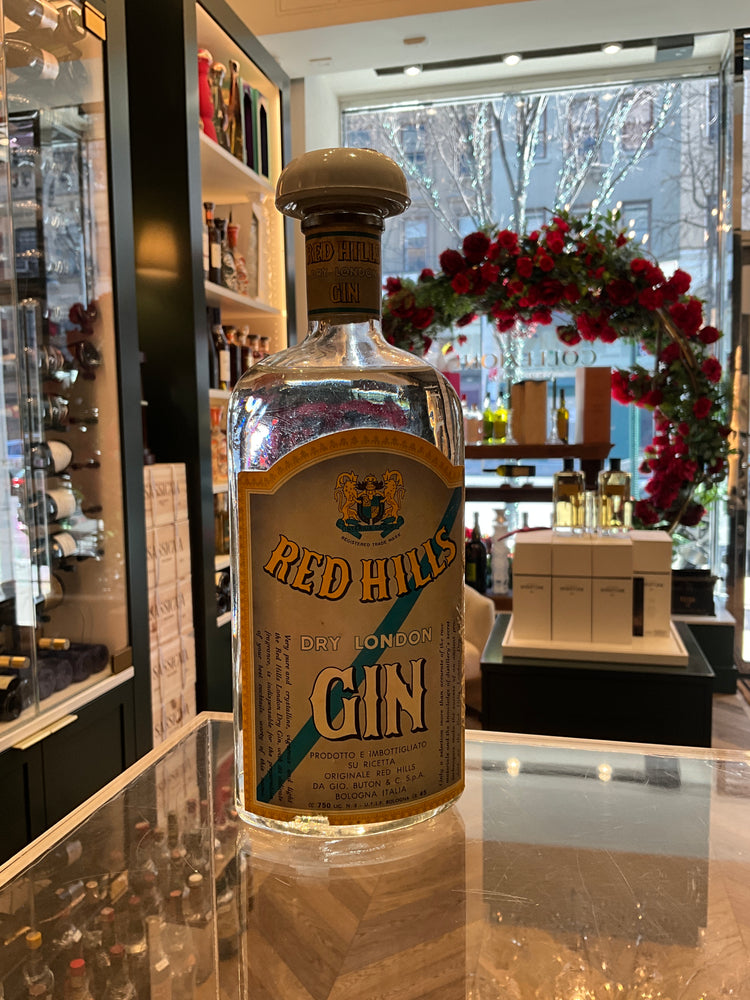 Red Hills Dry London Gin 1950s 75cl 45%abv
