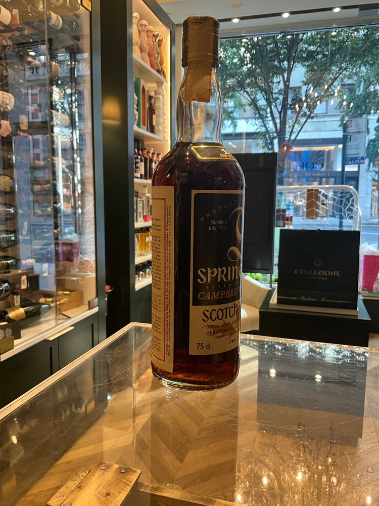 Springbank 10yo 1972 Cask #206 Bottled in 1982 75cl Full Proof 57%abv