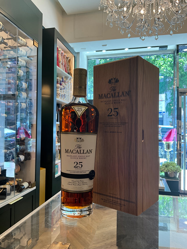 The Macallan 25yo Sherry Oak 2024 Release 750ml 43%abv