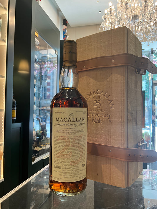 The Macallan 25yo 1975 Anniversary Malt 43%abv 750ml