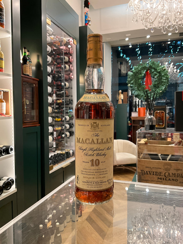 The Macallan 10yo 1980s 70cl 40%abv Giovinetti & Figli