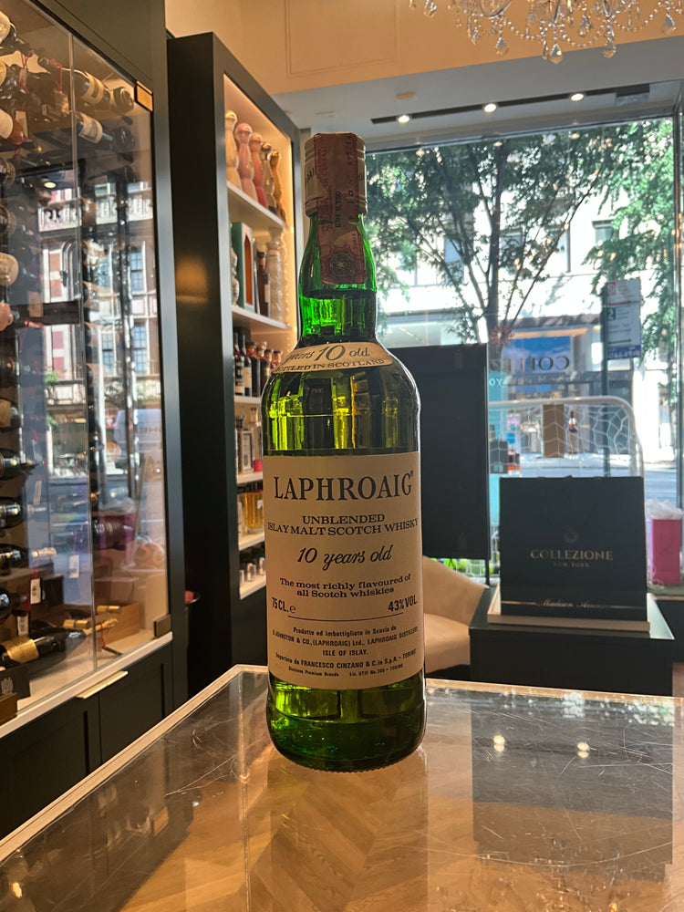 Laphroaig 10yo 1980s Cinzano Import 75cl 43%abv