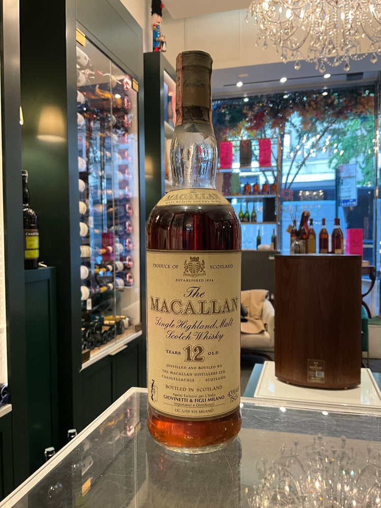 The Macallan 12yo 1980s 75cl 43%abv Giovinetti & Figli