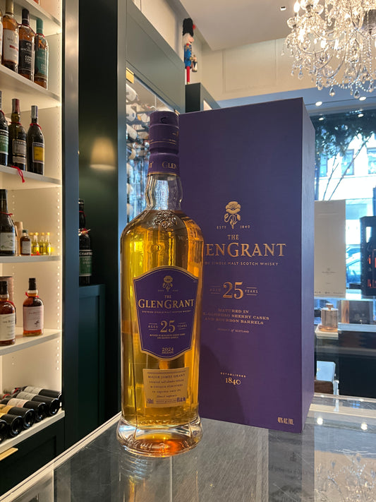 The GlenGrant 25yo 2024 release 750ml 46%abv