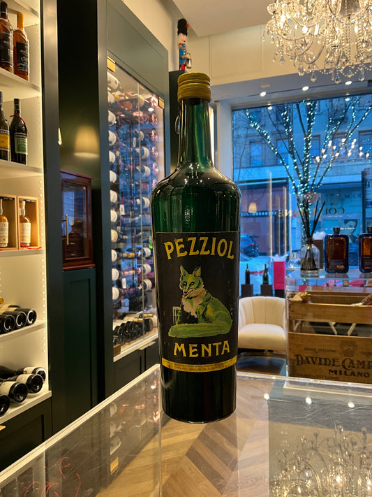 Pezziol Menta mint liqueur 1950s 100cl 28%abv