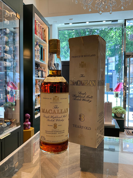 The Macallan 8yo 1980s Sherry Oak 75cl 43%abv F.lli Rinaldi Metal Screw Cap