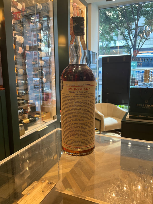 Springbank 10yo 1972 Cask #206 Bottled in 1982 75cl Full Proof 57%abv