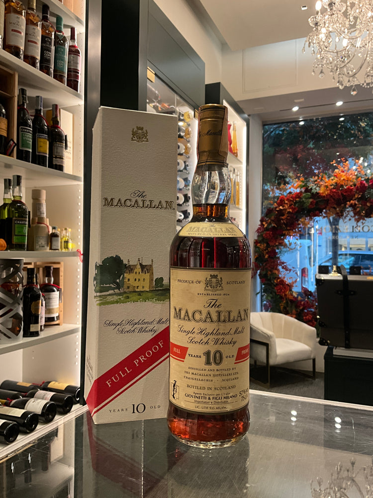 Macallan 10yo 1980s Full Proof 75cl 57%