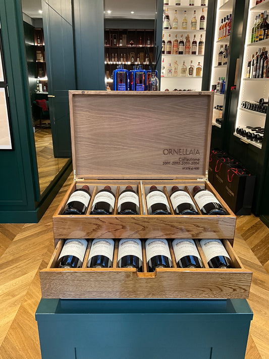 Ornellaia Vertical Collezione 2001-2002-2003-2004 750ml 12 bottles OWC 1 of 600 cases
