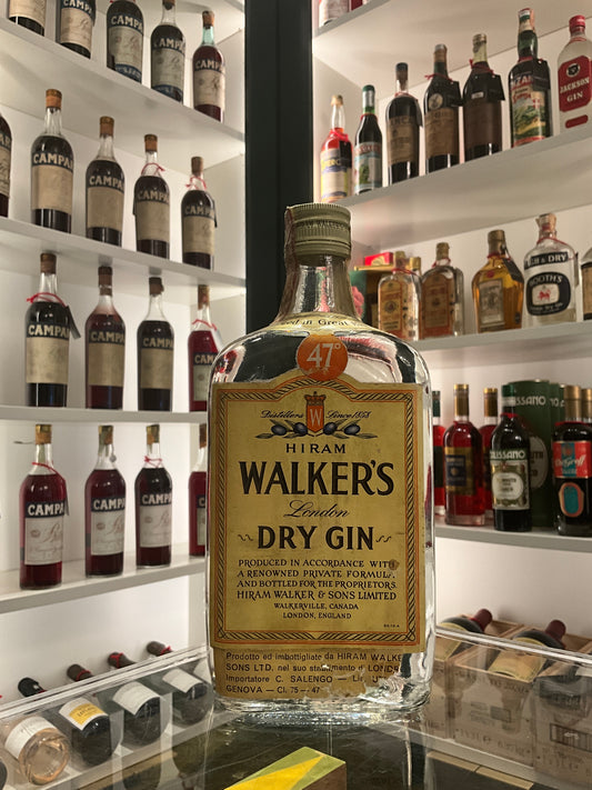 Walker’s London Dry Gin 1960s 75cl 47%abv