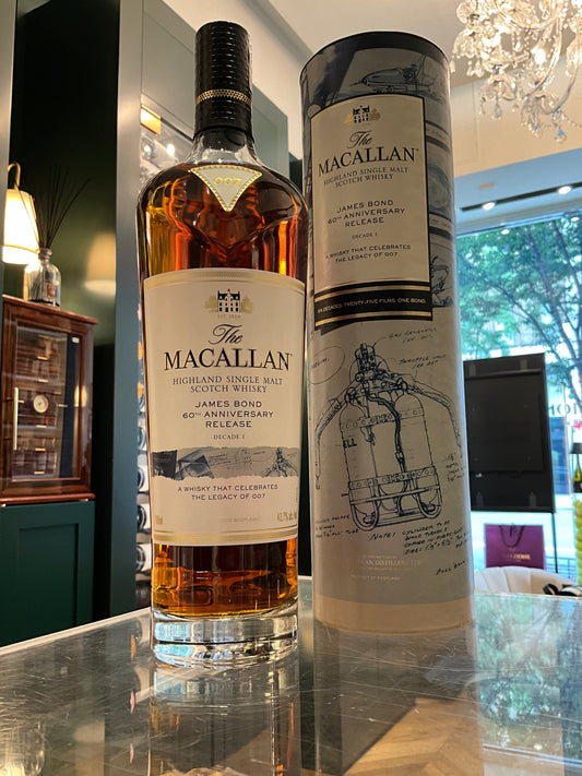 The Macallan James Bond 60th Anniversary Release Decade I 700ml 43.7%abv