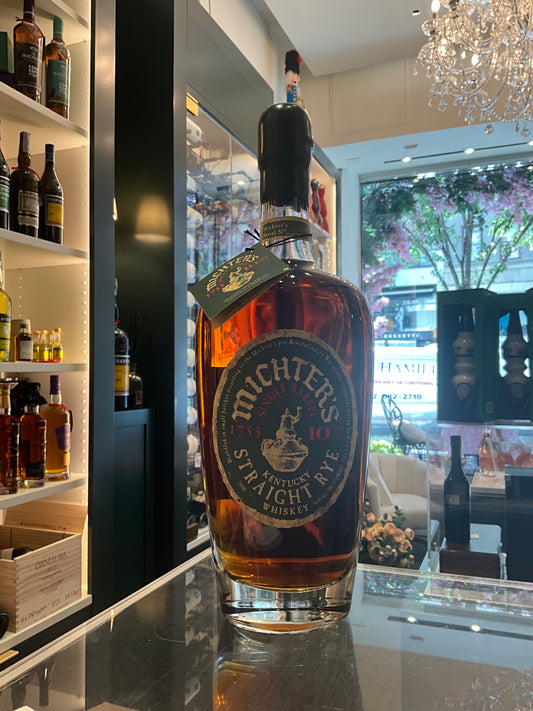 Michter's 10yo Single Barrel Straight Rye Kentucky Whiskey 750ml 92.8proof