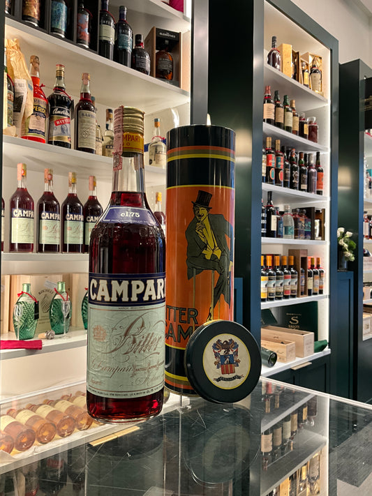 Campari 1970s/80s 75cl 25% Tube gift Packaging