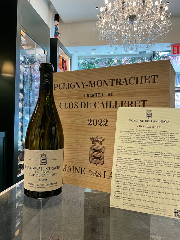 Domaine des Lambrays Clos du Cailleret 2022 Puligny-Montrachet 1er Cru 750ml