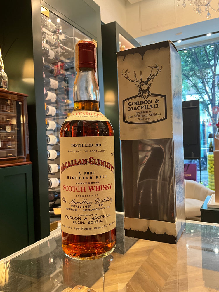 Macallan Glenlivet 1950 33yo Gordon Macphail Pinerolo Import 43%abv 75cl