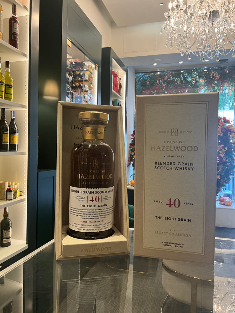 House Of Hazelwood 40yo The Eight Grain 700ml 48.5%abv